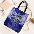 Personalized Canterbury-Bankstown Bulldogs Tote Bag Polynesian Tribal Pattern Style