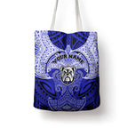 Personalized Canterbury-Bankstown Bulldogs Tote Bag Polynesian Tribal Pattern Style