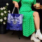 Personalized Canterbury-Bankstown Bulldogs Tote Bag Polynesian Tribal Pattern Style