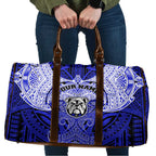 Personalized Canterbury-Bankstown Bulldogs Travel Bag Polynesian Tribal Pattern Style
