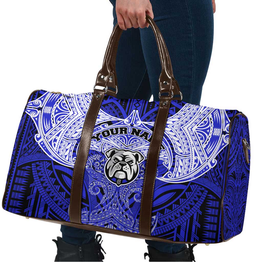 Personalized Canterbury-Bankstown Bulldogs Travel Bag Polynesian Tribal Pattern Style