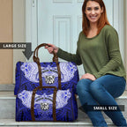 Personalized Canterbury-Bankstown Bulldogs Travel Bag Polynesian Tribal Pattern Style