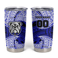 Personalized Canterbury-Bankstown Bulldogs Tumbler Cup Polynesian Tribal Pattern Style