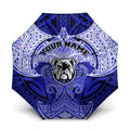 Personalized Canterbury-Bankstown Bulldogs Umbrella Polynesian Tribal Pattern Style