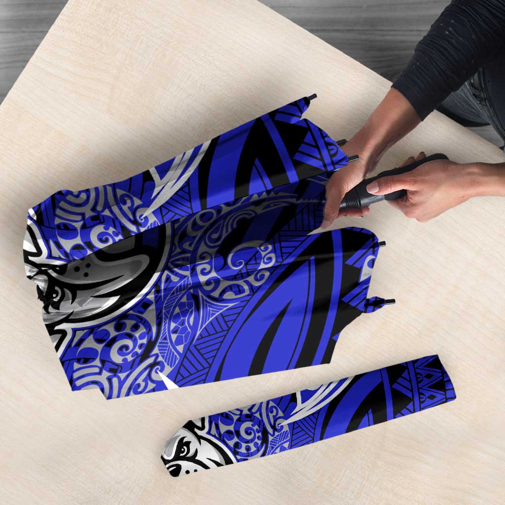 Personalized Canterbury-Bankstown Bulldogs Umbrella Polynesian Tribal Pattern Style