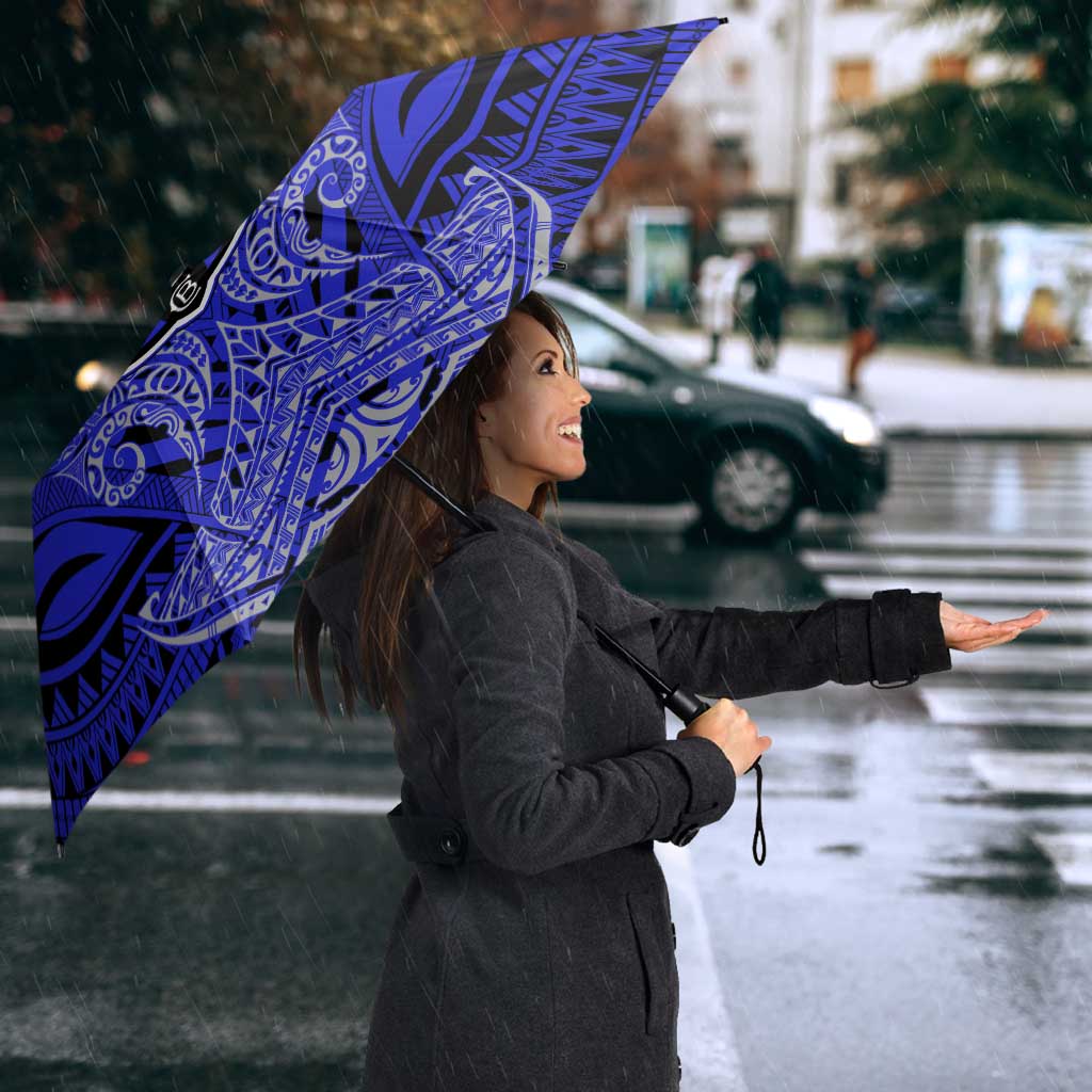 Personalized Canterbury-Bankstown Bulldogs Umbrella Polynesian Tribal Pattern Style