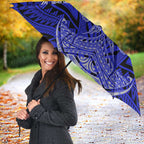 Personalized Canterbury-Bankstown Bulldogs Umbrella Polynesian Tribal Pattern Style