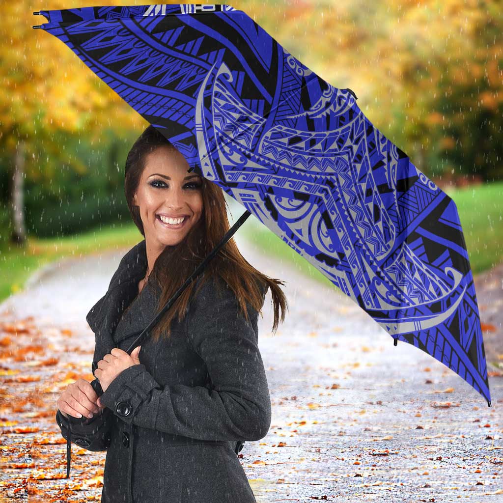 Personalized Canterbury-Bankstown Bulldogs Umbrella Polynesian Tribal Pattern Style