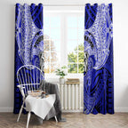 Personalized Canterbury-Bankstown Bulldogs Window Curtain Polynesian Tribal Pattern Style