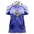 Personalized Canterbury-Bankstown Bulldogs Women Polo Shirt Polynesian Tribal Pattern Style