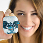 Personalized Cronulla-Sutherland Sharks AirPods Case Polynesian Tribal Pattern Style