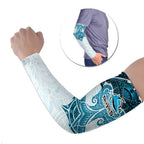 Personalized Cronulla-Sutherland Sharks Arm Sleeves Polynesian Tribal Pattern Style