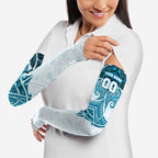 Personalized Cronulla-Sutherland Sharks Arm Sleeves Polynesian Tribal Pattern Style