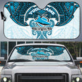 Personalized Cronulla-Sutherland Sharks Auto Sun Shade Polynesian Tribal Pattern Style