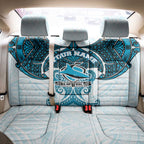 Personalized Cronulla-Sutherland Sharks Back Car Seat Cover Polynesian Tribal Pattern Style