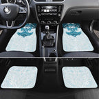 Personalized Cronulla-Sutherland Sharks Car Mats Polynesian Tribal Pattern Style