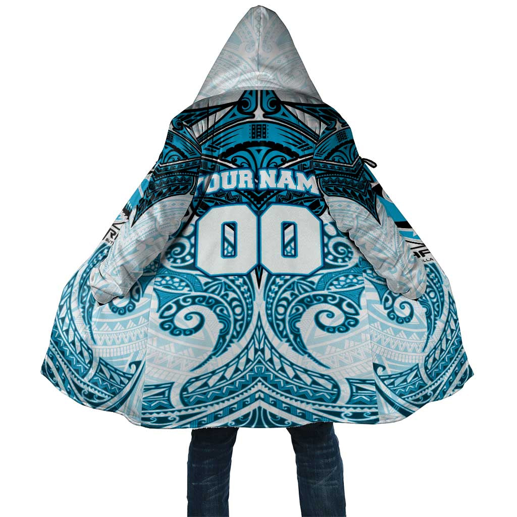 Personalized Cronulla-Sutherland Sharks Cloak Polynesian Tribal Pattern Style