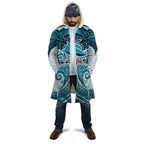 Personalized Cronulla-Sutherland Sharks Cloak Polynesian Tribal Pattern Style