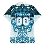 Personalized Cronulla-Sutherland Sharks Family Matching Mermaid Dress and Hawaiian Shirt Polynesian Tribal Pattern Style