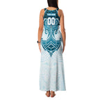 Personalized Cronulla-Sutherland Sharks Family Matching Tank Maxi Dress and Hawaiian Shirt Polynesian Tribal Pattern Style