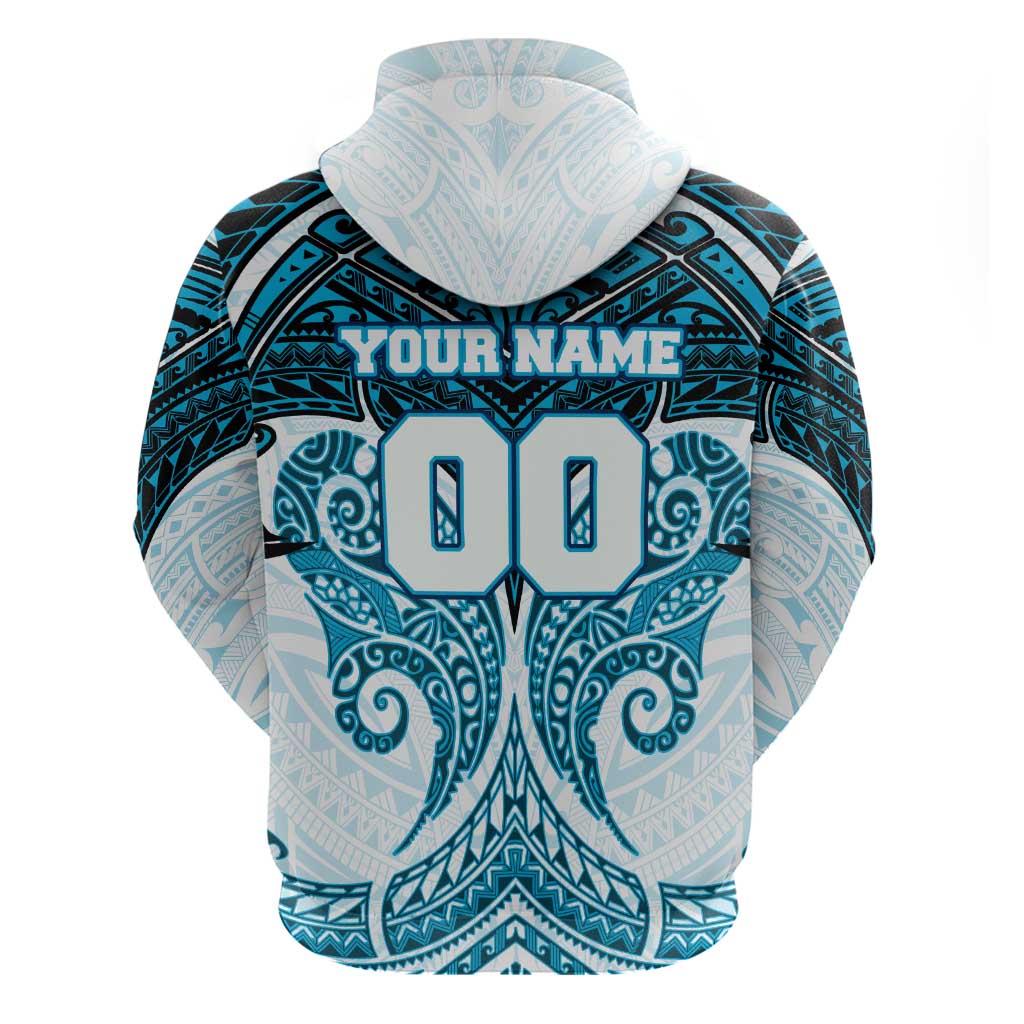 Personalized Cronulla-Sutherland Sharks Hoodie Polynesian Tribal Pattern Style