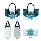 Personalized Cronulla-Sutherland Sharks Leather Bag Polynesian Tribal Pattern Style