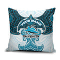 Personalized Cronulla-Sutherland Sharks Pillow Cover Polynesian Tribal Pattern Style