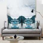 Personalized Cronulla-Sutherland Sharks Pillow Cover Polynesian Tribal Pattern Style