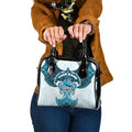 Personalized Cronulla-Sutherland Sharks Shoulder Handbag Polynesian Tribal Pattern Style