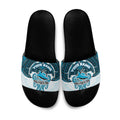 Personalized Cronulla-Sutherland Sharks Slide Sandals Polynesian Tribal Pattern Style