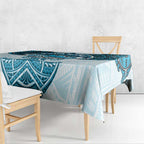 Personalized Cronulla-Sutherland Sharks Tablecloth Polynesian Tribal Pattern Style
