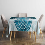 Personalized Cronulla-Sutherland Sharks Tablecloth Polynesian Tribal Pattern Style