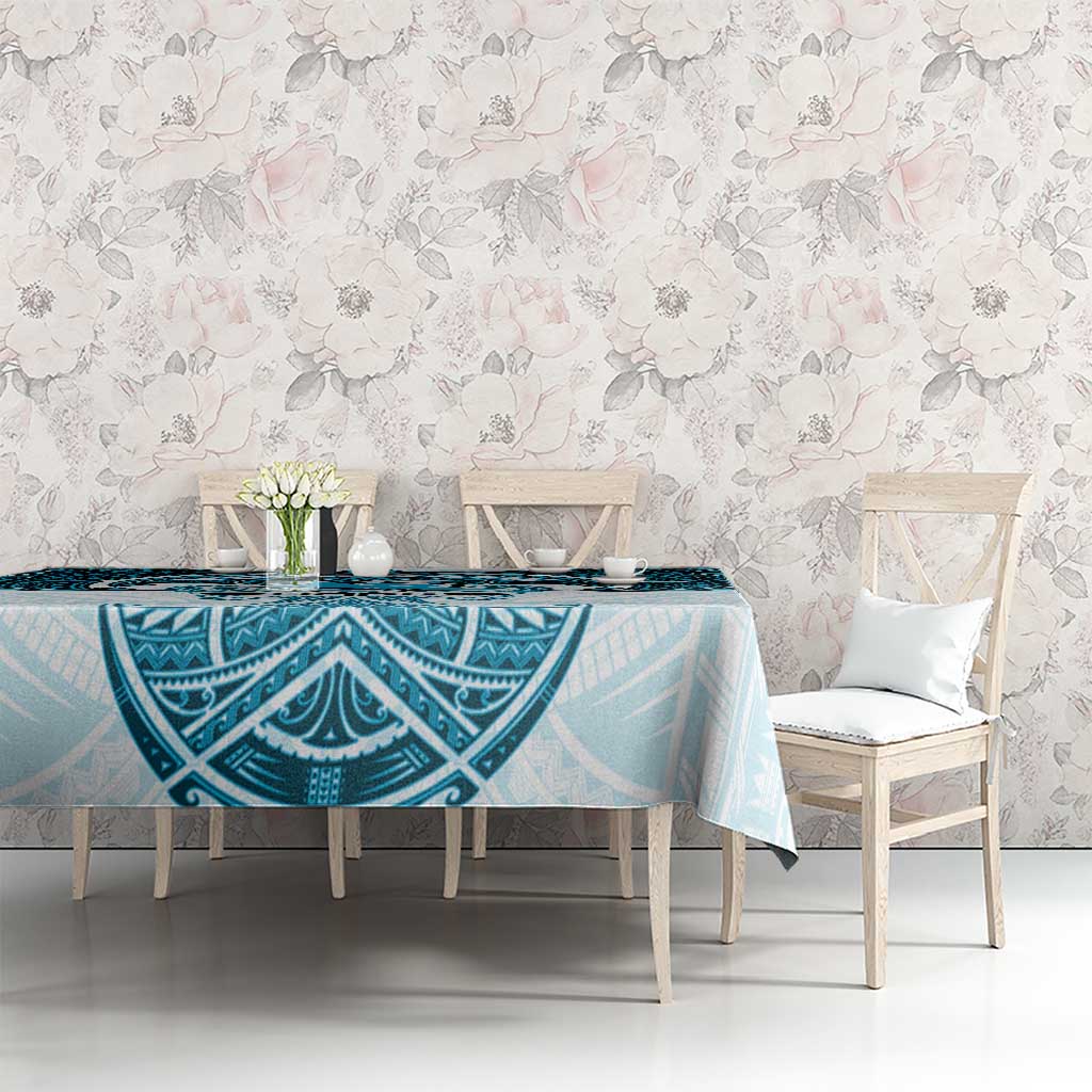 Personalized Cronulla-Sutherland Sharks Tablecloth Polynesian Tribal Pattern Style