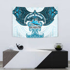 Personalized Cronulla-Sutherland Sharks Tapestry Polynesian Tribal Pattern Style