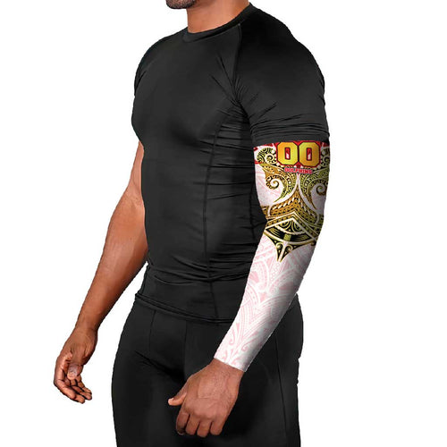 Personalized Dolphins Arm Sleeves Polynesian Tribal Pattern Style