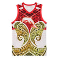 Personalized Dolphins Basketball Jersey Polynesian Tribal Pattern Style