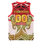 Personalized Dolphins Basketball Jersey Polynesian Tribal Pattern Style