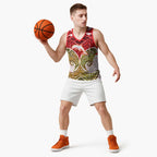 Personalized Dolphins Basketball Jersey Polynesian Tribal Pattern Style