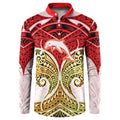 Personalized Dolphins Button Sweatshirt Polynesian Tribal Pattern Style