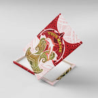 Personalized Dolphins Canvas Wall Art Polynesian Tribal Pattern Style