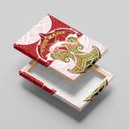 Personalized Dolphins Canvas Wall Art Polynesian Tribal Pattern Style