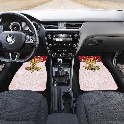 Personalized Dolphins Car Mats Polynesian Tribal Pattern Style