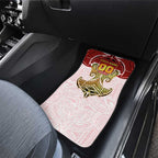 Personalized Dolphins Car Mats Polynesian Tribal Pattern Style