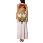 Personalized Dolphins Family Matching Tank Maxi Dress and Hawaiian Shirt Polynesian Tribal Pattern Style