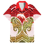 Personalized Dolphins Hawaiian Shirt Polynesian Tribal Pattern Style