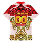 Personalized Dolphins Hawaiian Shirt Polynesian Tribal Pattern Style