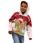 Personalized Dolphins Kid Hoodie Polynesian Tribal Pattern Style