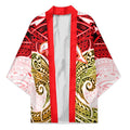 Personalized Dolphins Kimono Polynesian Tribal Pattern Style