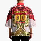 Personalized Dolphins Kimono Polynesian Tribal Pattern Style