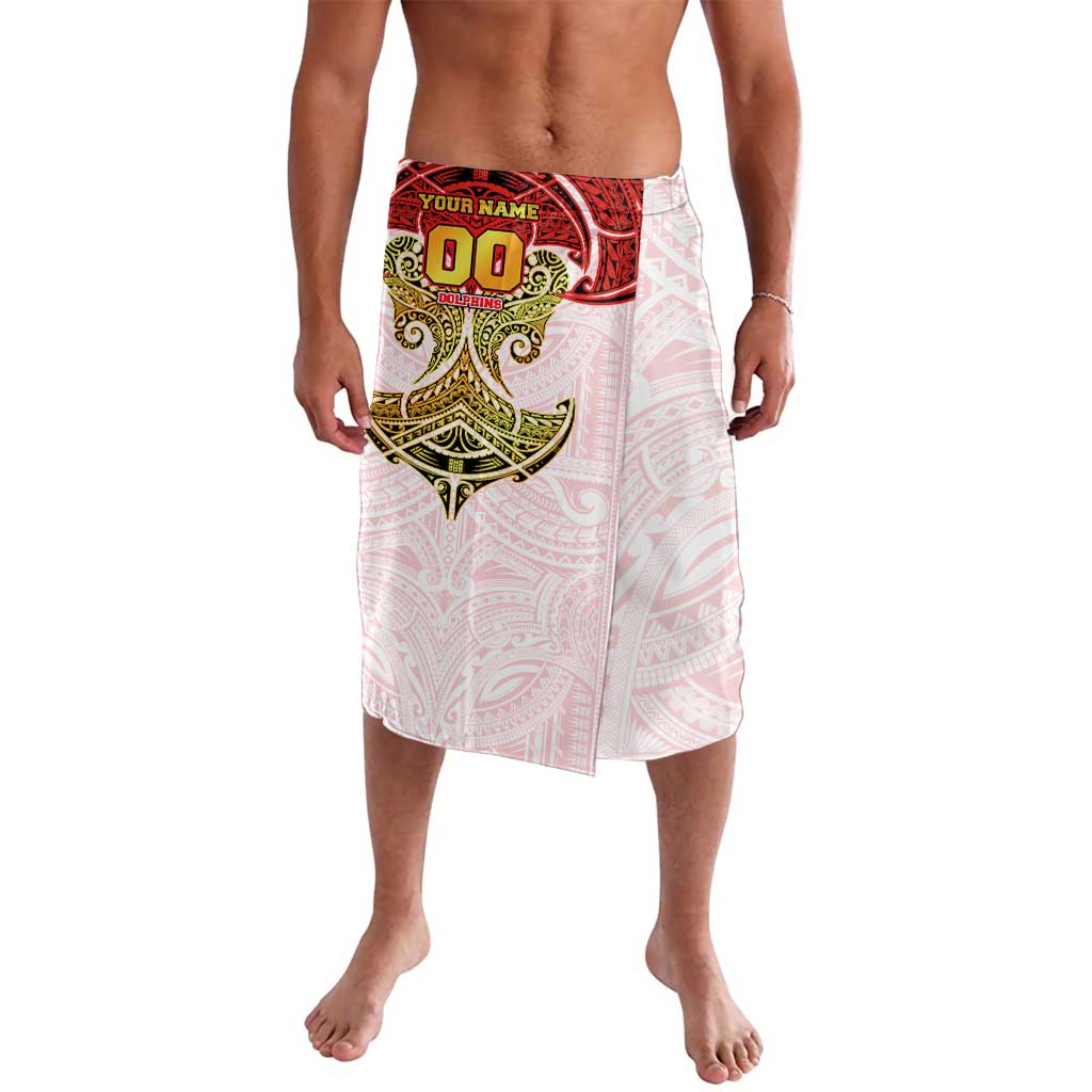 Personalized Dolphins Lavalava Polynesian Tribal Pattern Style